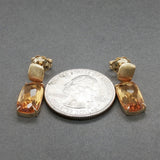 Estate Marco Bicego 18K Y Gold 5.82ctw Citrine Drop Earrings