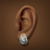 Estate John Hardy SS Kali Pebble Buddha Belly Earrings