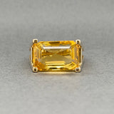 Estate 14K Y Gold 10.60ct Citrine Cocktail Ring
