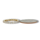 14K Y Gold 2.00ctw E/VVS2 Lab Created Diamond Eternity Ring