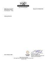 Estate 14K Y Gold 1.10ctw Diamond J Hoop Earrings