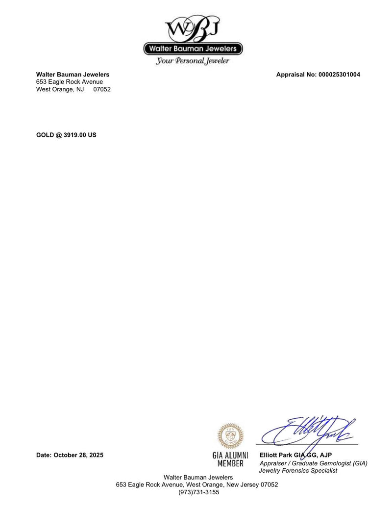 Estate 14K Y Gold 1.10ctw Diamond J Hoop Earrings