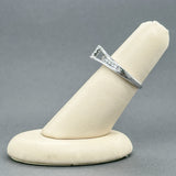 Estate 14K W Gold 0.84ctw G-H/SI1-I2 Diamond Eng. Ring