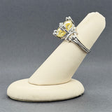 Estate Judith Ripka SS Quartz Cocktail Ring