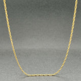 Estate 18K Y Gold 1.5mm 25.5” Prince of Wales Chain