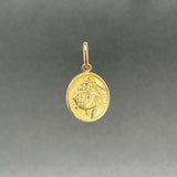 Estate 18K Y Gold Saint Anthony Pendnat