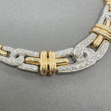 Estate 18K TT Gold 2.91ctw H-I/SI1-2 Diamond Necklace