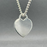 Estate Tiffany & Co. SS Heart Tag Pendant