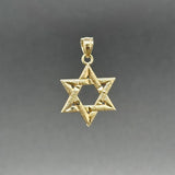 Estate 14K Y Gold Star of David Pendant