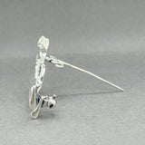 Estate SS Dachshund Pin