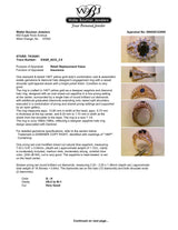 Estate 14K Y Gold 1.12ct Sapphire & 1.17ctw F-H/VS2-SI1 Diamond Ring