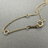 Estate Tiffany & Co. Picasso 18K Y Gold Pearl Olive Leaf Pendant