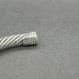 Estate David Yurman SS 14 Renaissance Station Cuff Bracelet
