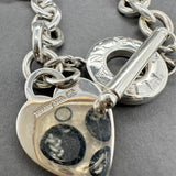 Estate Tiffany & Co. SS Heart Tag Toggle Necklace