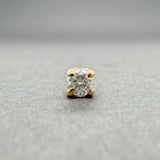 Estate 14K Y Gold 0.06ct I/I1 Diamond Single Stud Earring