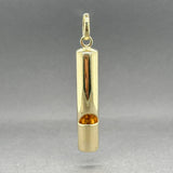 Estate 14K Y Gold Whistle Pendant