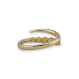 18K Y Gold 0.72ctw G/SI1 Ring with 7 Graduated Diamonds