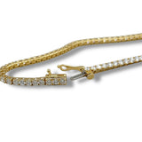 YGP Sterling 4ct F-G/VS2 Lab Created Diamond Tennis Bracelet