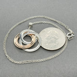 Estate Tiffany & Co. SS 1837 Interlocking Circle Pendant