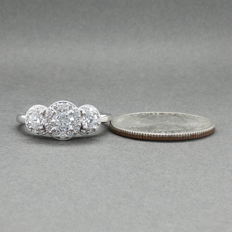 Estate Sonia B. 14K W Gold 1.00ctw Diamond Ring