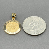 Estate 14K Y Gold Saint Francis Charm