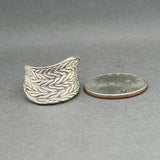 Estate John Hardy SS Wave Saddle Ring