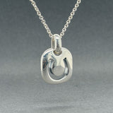 Estate Tiffany & Co. SS Horseshoe Pendant