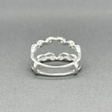 Estate 14K W Gold 0.34ctw F-G/SI2 Diamond Enhancer Ring