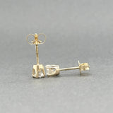 Estate 14K Y Gold 0.34ctw H-I/VS1-SI1 Diamond Stud Earrings