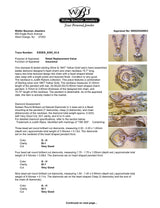 Estate Judith Ripka SS 18 0.32ctw Diamond Heart Necklace