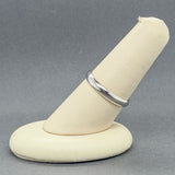 Estate 14K W Gold 3.5mm Polished Ring
