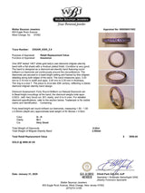 Estate 14K W Gold 0.52ctw G-H/SI1 Diamond Eternity Ring