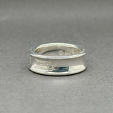 Estate Tiffany & Co. SS 1837 Concave Ring