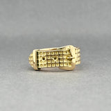 Estate 14K Y Gold Buckle Ring