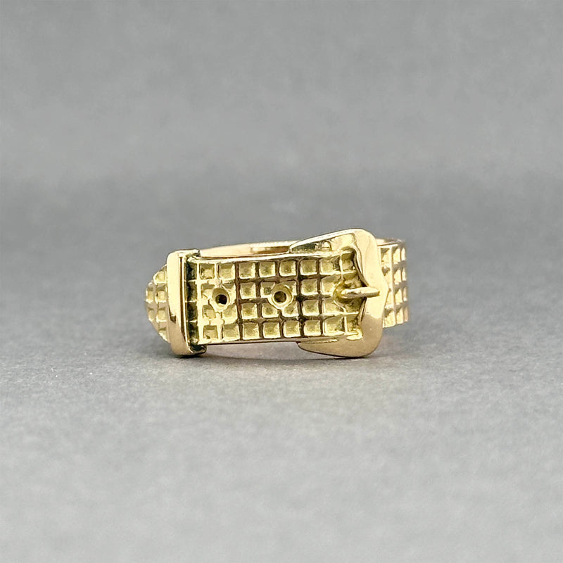 Estate 14K Y Gold Buckle Ring