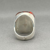 Estate SS Amber Cocktail Ring