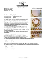 Estate 18K Y Gold 1.34ctw F-H/SI1 Diamond Link Necklace