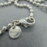Estate Tiffany & Co. SS Heart Tag 34” Pendant