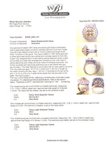 Estate Effy 14K W Gold 1.89ctw Yellow-G-H/VS2-I2 Diamond Cocktail Ring