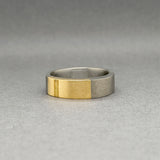 Estate Titanium 18 Brush Finish Ring