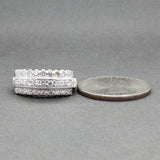 Estate 14K W Gold 0.73ctw Diamond Ring