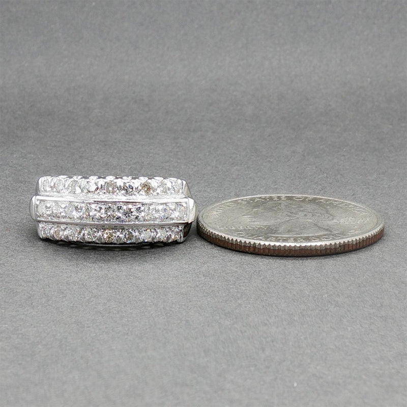 Estate 14K W Gold 0.73ctw Diamond Ring