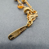 Estate Marco Bicego 18K Y Gold 19.00ctw Citrine Paradise Station Necklace