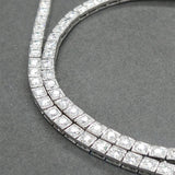 Estate Platinum 3.78ctw Diamond & Tahitian Pearl Y Drop Necklace