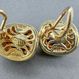 Estate David Yurman 18K Y Gold 11.74ctw Amethyst Albion Earrings