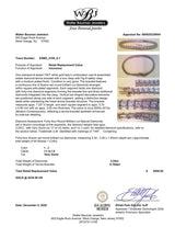 Estate 14K W Gold 2.24ctw I-J/I1-2 Diamond Tennis Bracelet