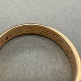 Estate 14K Y Gold Antique Polished Wedding Ring