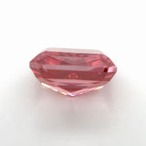 Estate 2.50ct Fancy Vivid Red/VS1 Lab-Created Rectangular Cut Loose Diamond IGI