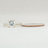 14K Y Gold 0.35ctw G/SI2 Diamond Mounting