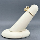 Estate 14K Y Gold 0.74ctw Sapphire & Diamond Ring